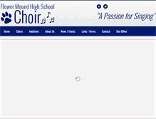 Tablet Screenshot of fmhschoir.com